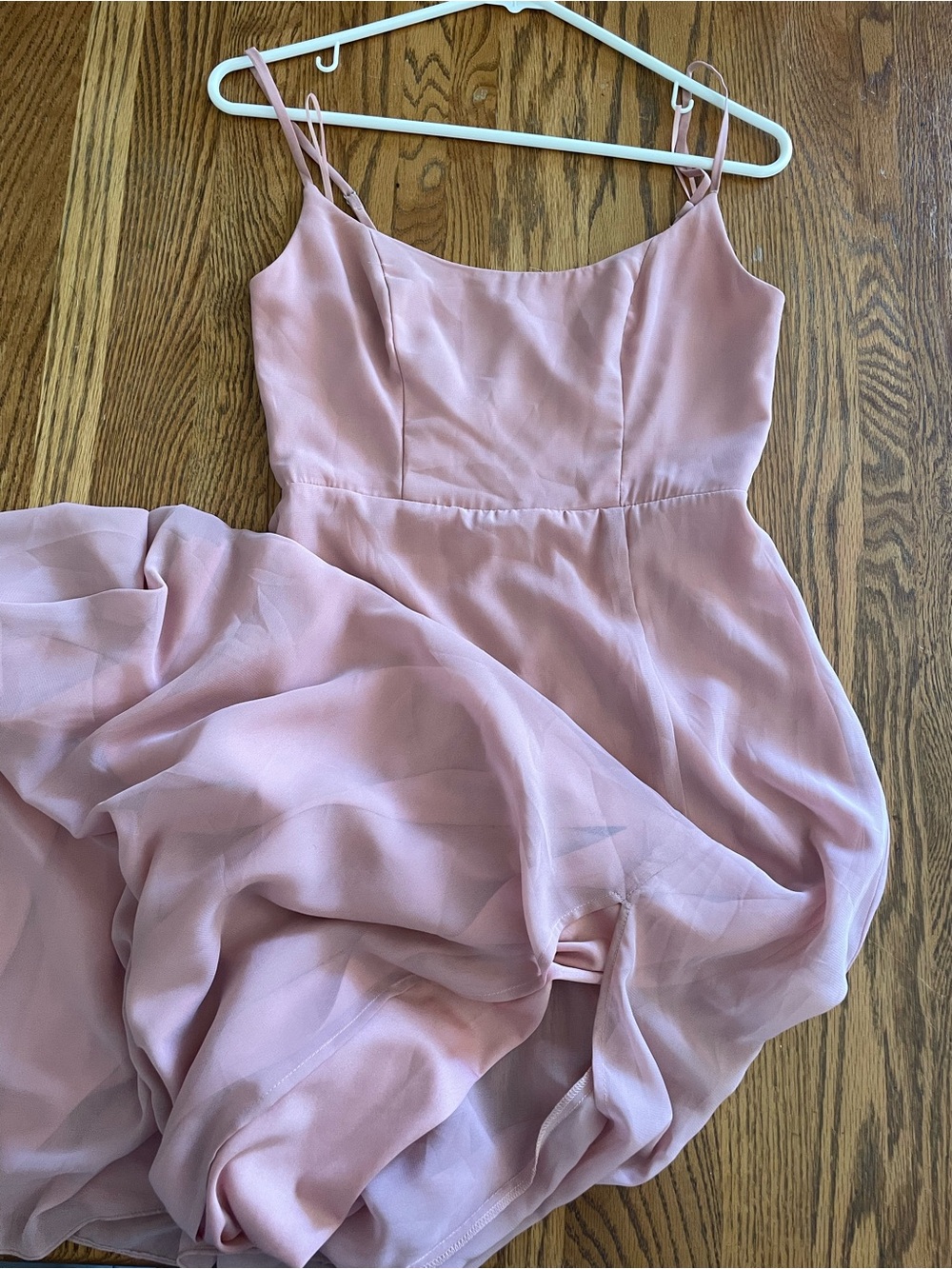 Buddy Grey Pink Chiffon Dress